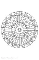 Mandalas Geo kleurplaat 11